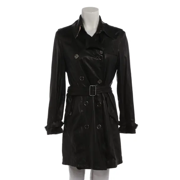 Ledermantel in Schwarz, Leder, Burberry Brit