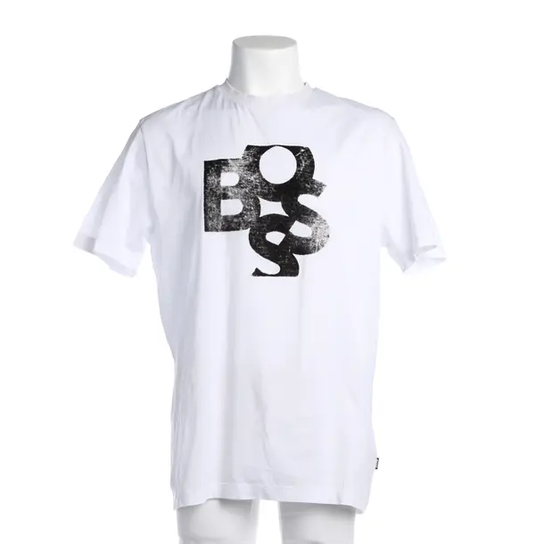 T-Shirt in White, Cotton, Hugo Boss Black Label