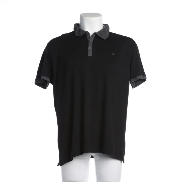 Polo Shirt in Black, Cotton, Calvin Klein