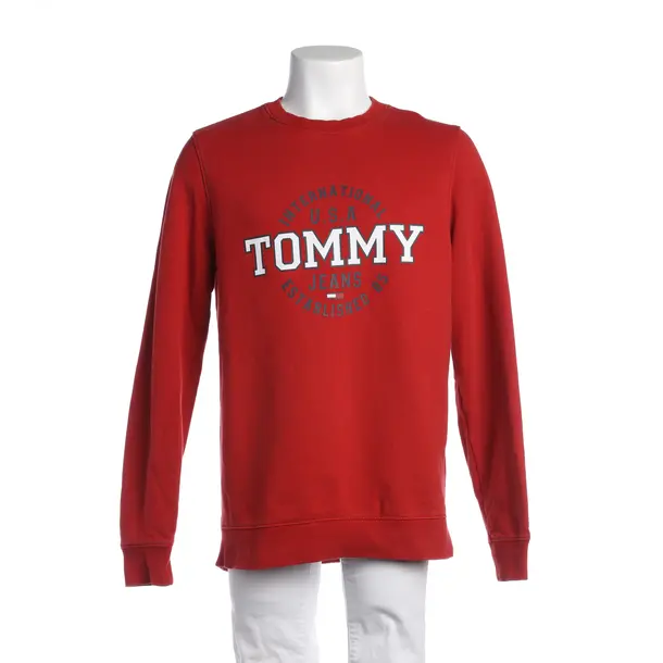 Sweatshirt in Red, Cotton, Tommy Jeans