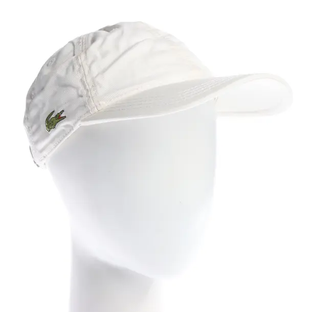 Cap in White, Cotton, Lacoste
