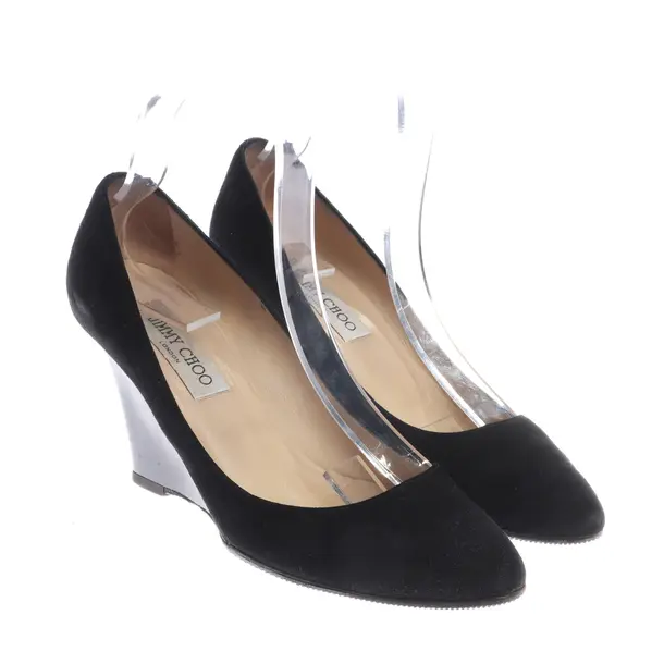 Wedges in Schwarz, , Jimmy Choo
