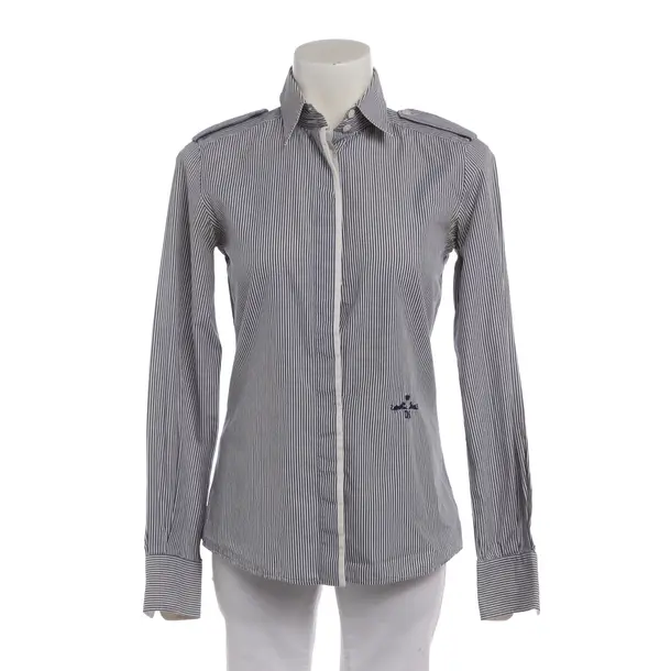 Bluse in Blau, Baumwolle, Dolce & Gabbana