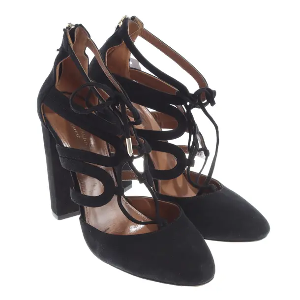 Ankle Pumps in Black, , Aquazzura