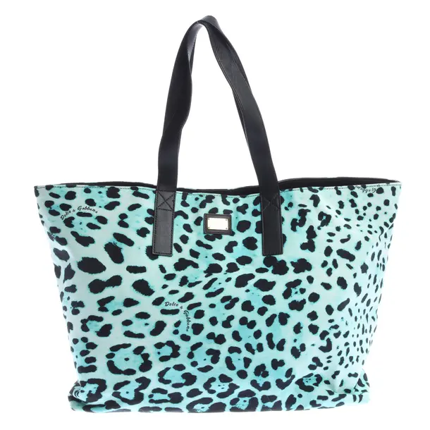 Shopper in Blau, Baumwolle, Dolce & Gabbana