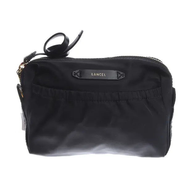 Kosmetiktasche in Schwarz, Polyimid, Lancel