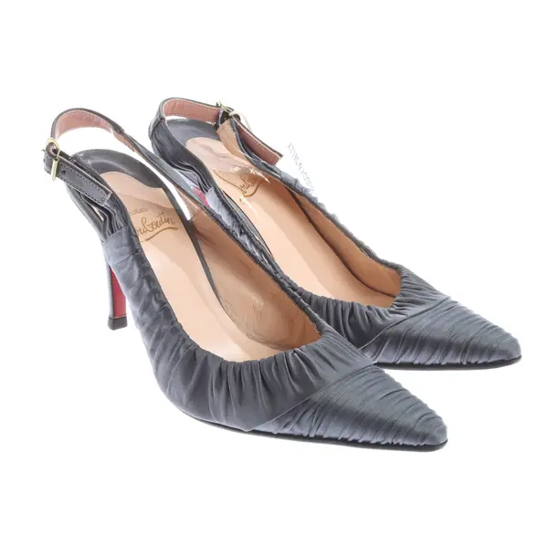 Slingbacks in Grau, , Christian Louboutin