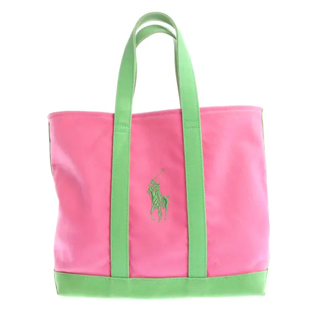 Shopper, in Grün, Baumwolle, Polo Ralph Lauren