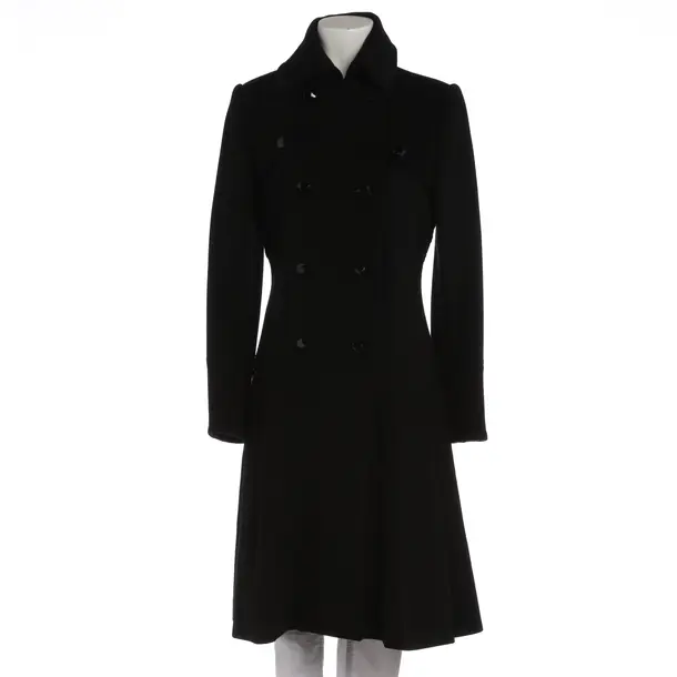 Wintermantel, in Schwarz, Wolle, Diane von Furstenberg