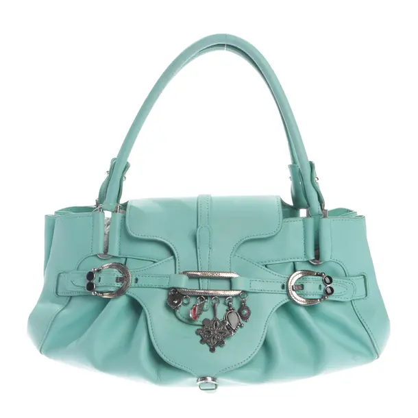 Shoulder Bag, in Turquoise, Leather, Jimmy Choo