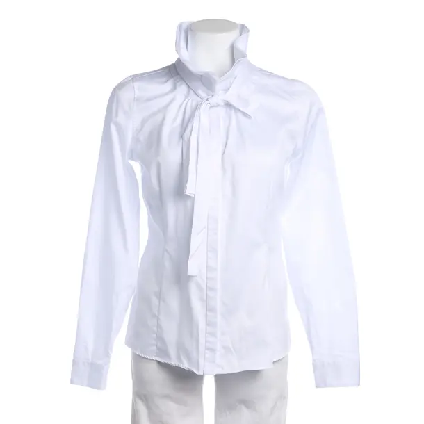 Blouse, in White, Cotton, Van Laack
