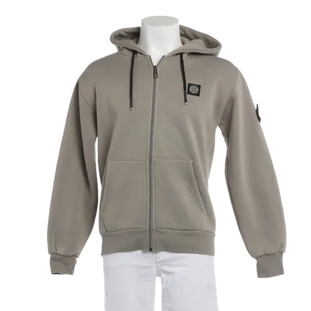 Sweatjacke in Grau, Baumwolle, Stone Island