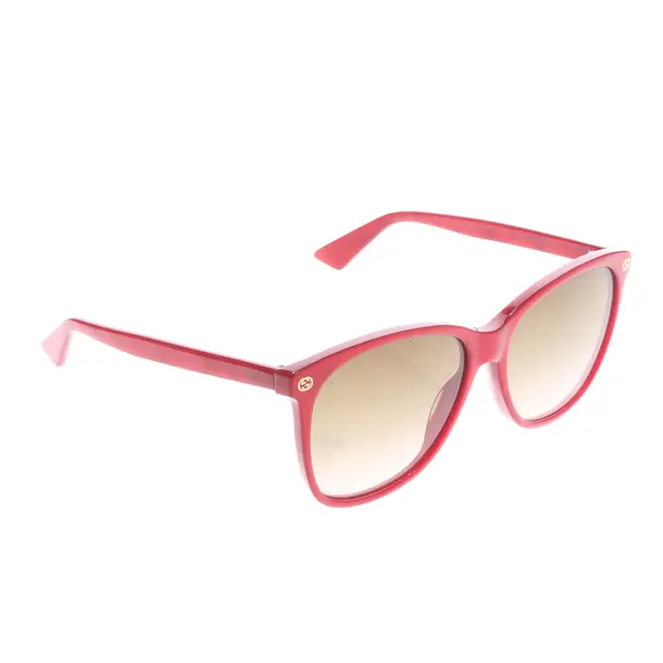 Sonnenbrille in Rot, Kunststoff, Gucci