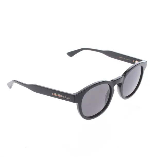 Sonnenbrille in Schwarz, Kunststoff, Gucci