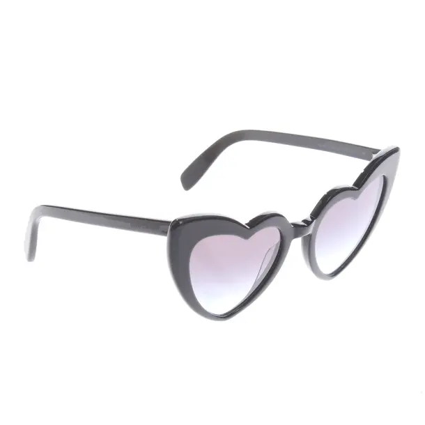 Sonnenbrille in Schwarz, Kunststoff, Saint Laurent