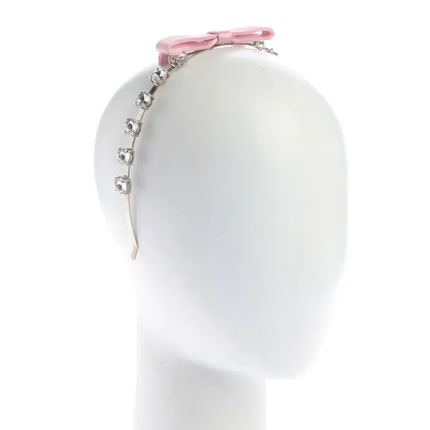 Headband in Metallic, Metal (metallic, metallised), Miu Miu