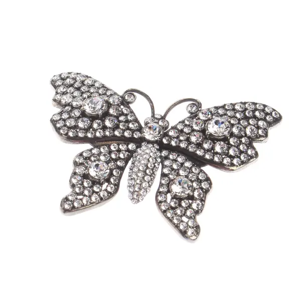 Brooch in Metallic, Metal (metallic, metallized), Gucci