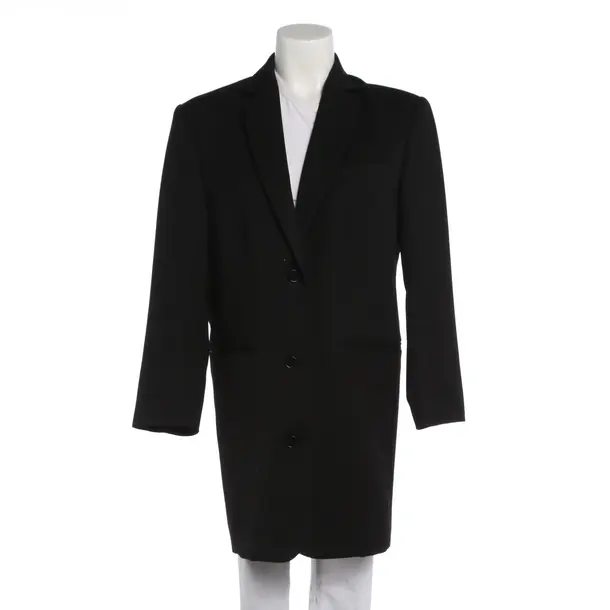 Mid-Season Coat in Black, Wool, Anine Bing