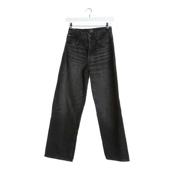 Boyfriend Jeans in Gray, Cotton, Anine Bing