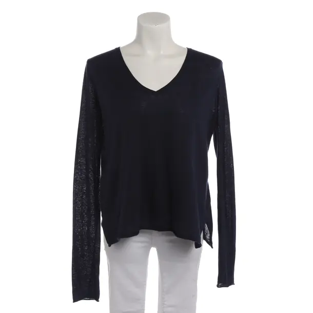 Pullover, in Navy, Bambus, American Vintage