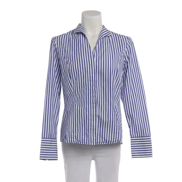 Blouse, in Blue, Cotton, Van Laack