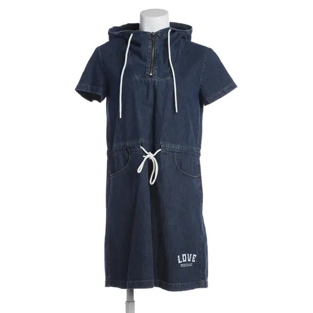 Dress, in Navy, Cotton, Love Moschino