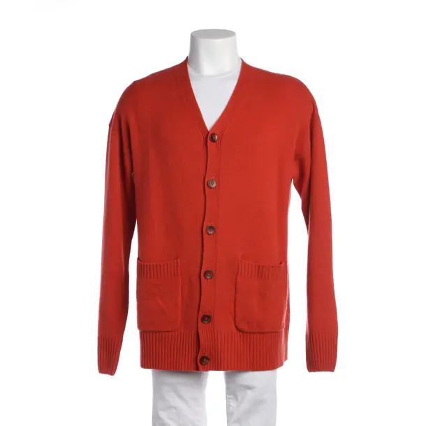 Cardigan in Orange, Cashmere, FTC Cashmere