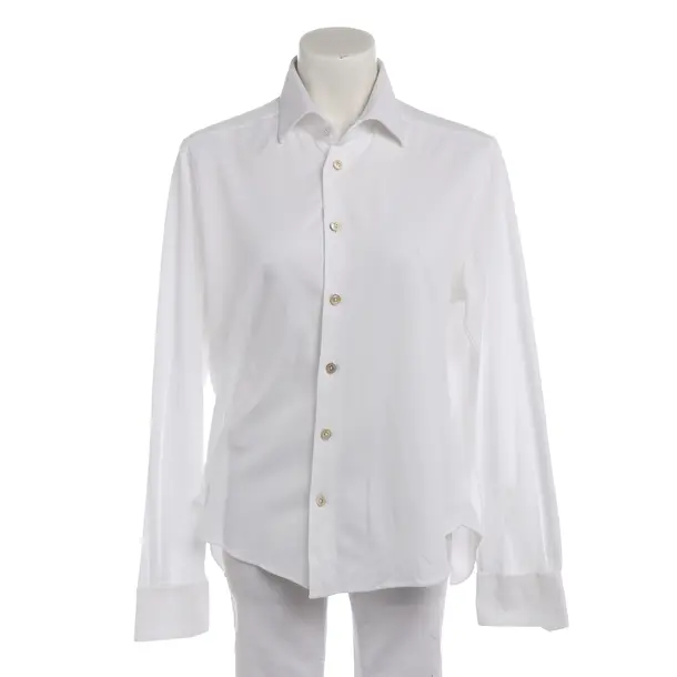 Bluse in Weiß, Baumwolle, Kiton