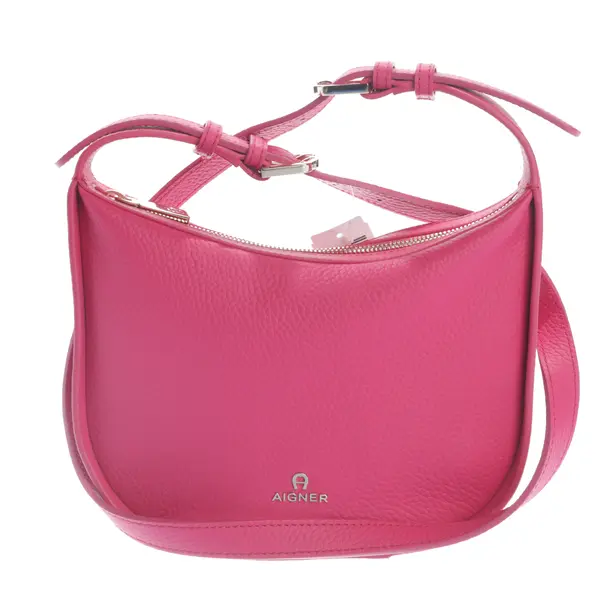 Shoulder Bag, in Pink, Leather, Aigner