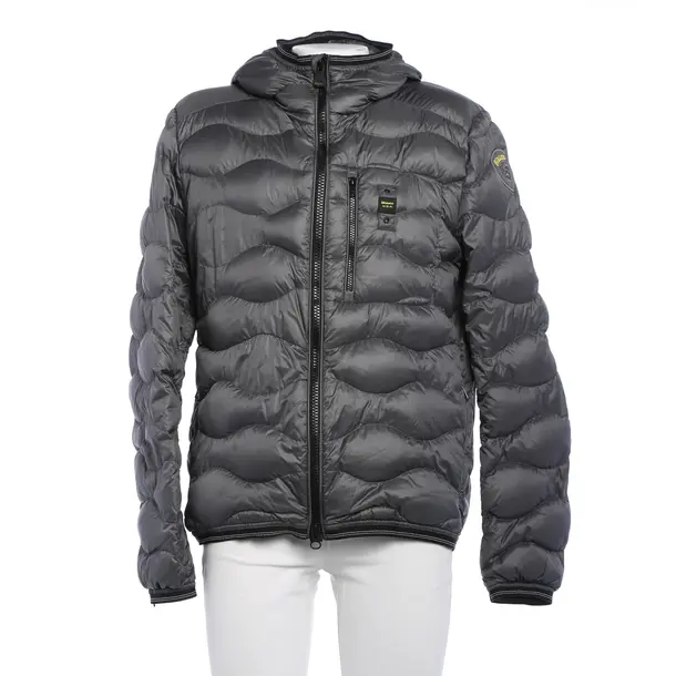 Winterjacke in Grau, Polyamid, Blauer USA