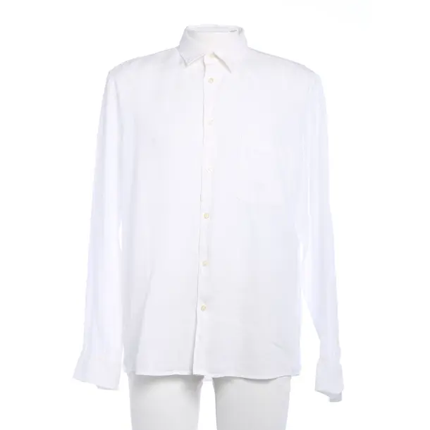 Hemd, in Weiß, Leinen, Marc O'Polo