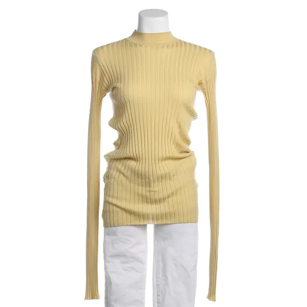 Long Sleeve Shirt in Yellow, Wool, Bottega Veneta
