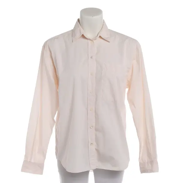 Blouse in White, Cotton, Closed