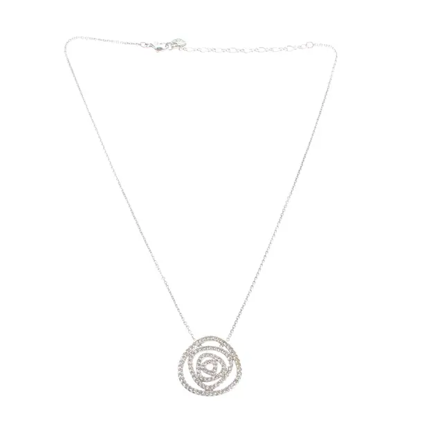 Halskette in Metallic, Metall (metallisch, metallisiert), Swarovski