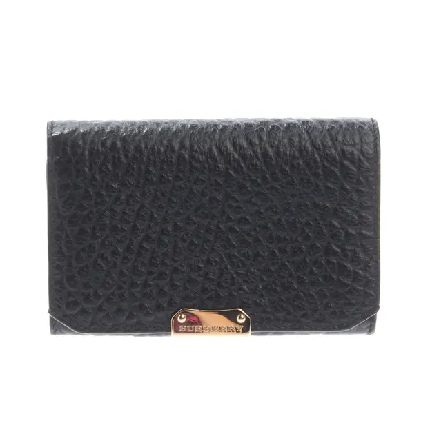 Geldbörse, in Schwarz, Leder, Burberry