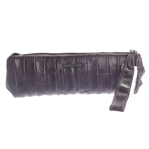 Pochette, in Viola, Pelle, Miu Miu
