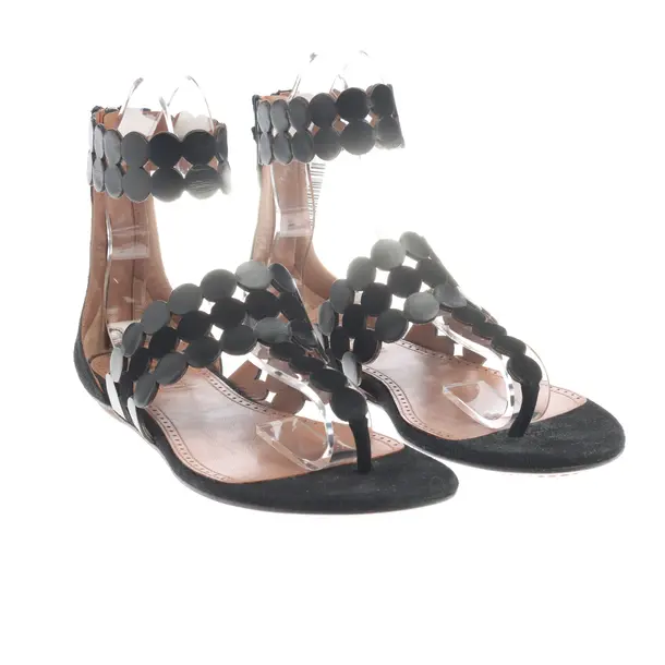 Sandals, in Black, Alaia