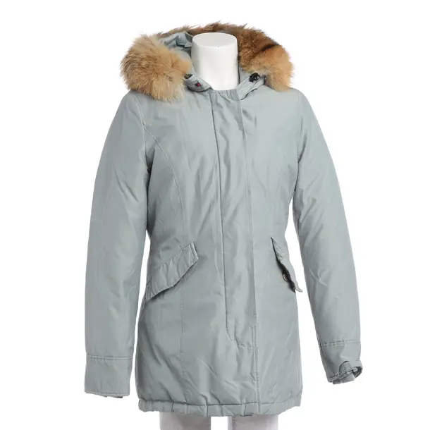 Winterjacke, in Grau, Baumwolle, Woolrich