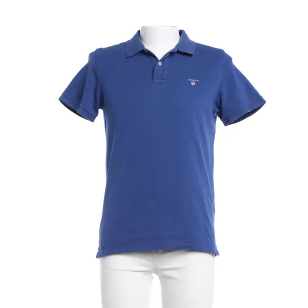 Poloshirt, in Blau, Baumwolle, Gant