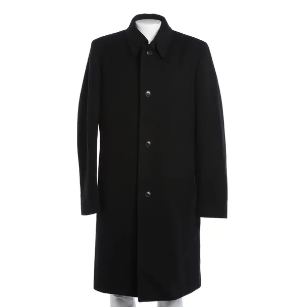 Overcoat, in Black, Wool, Hugo Boss Black Label