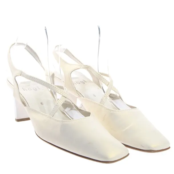 Slingbacks, in Beige, Högl