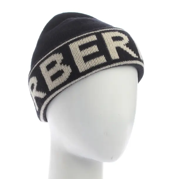 Mütze, in Schwarz, Kaschmir, Burberry