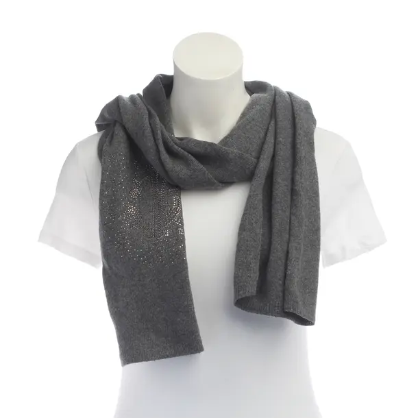 Sciarpa, in Grigio scuro, Lana, Roberto Cavalli