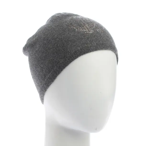 Mütze, in Grau, Kaschmir, Roberto Cavalli