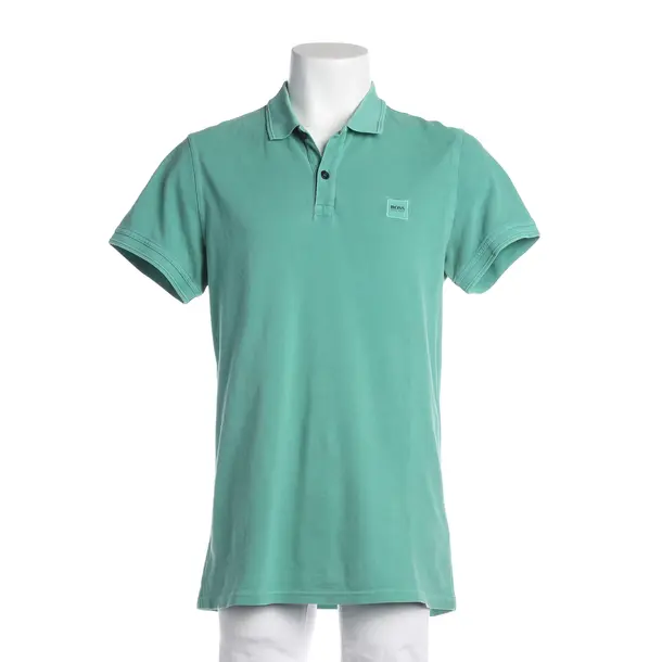 Polo Shirt, in Light Green, Cotton, Hugo Boss Black Label