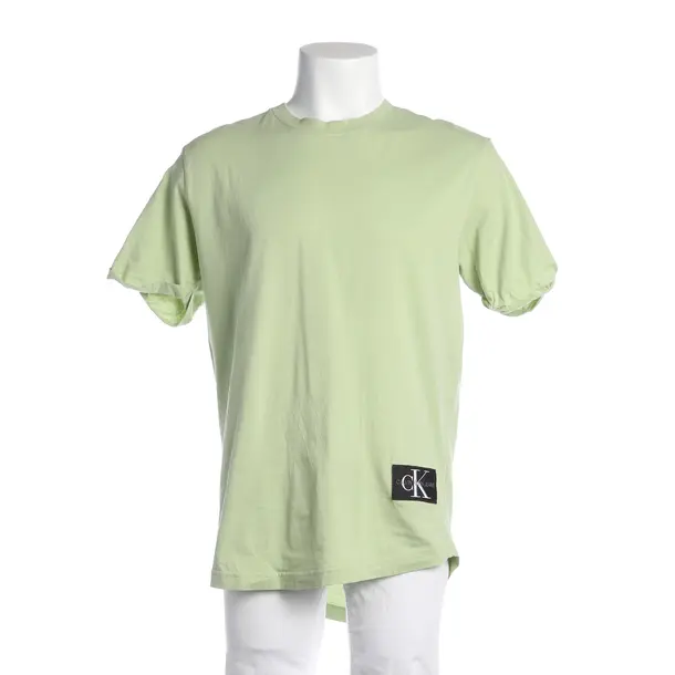 T-Shirt, in Hellgrün, Baumwolle, Calvin Klein