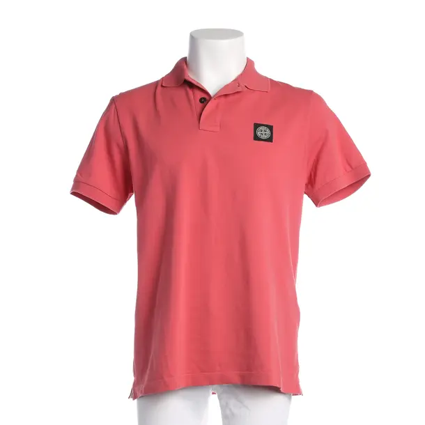 Poloshirt, in Hellrot, Baumwolle, Stone Island