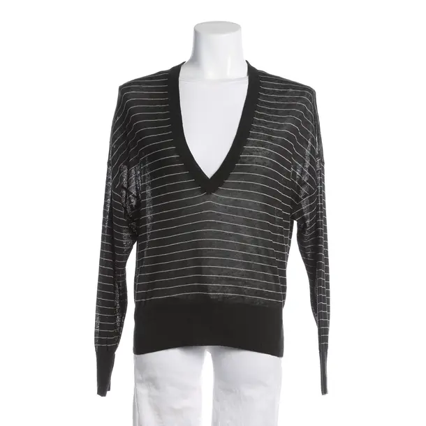 Jumper, in Black, Linen, Brunello Cucinelli