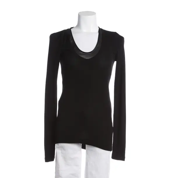 Longsleeve, in Schwarz, Wolle, Brunello Cucinelli