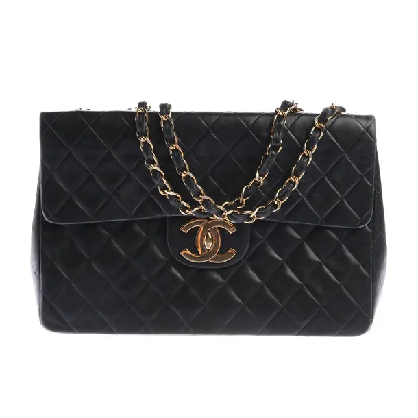 Schultertasche, in Schwarz, Leder, Chanel